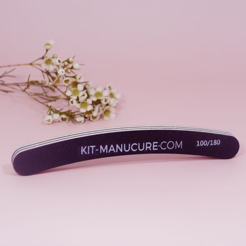 Limes à Ongles Banane 100/180 - Lot de 3