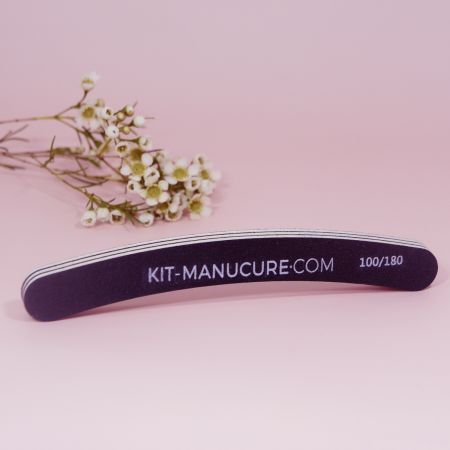 Limes à Ongles Banane 100/180 - Lot de 3