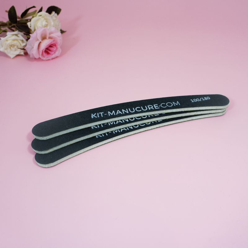 Limes à Ongles Banane 100/180 - Lot de 3