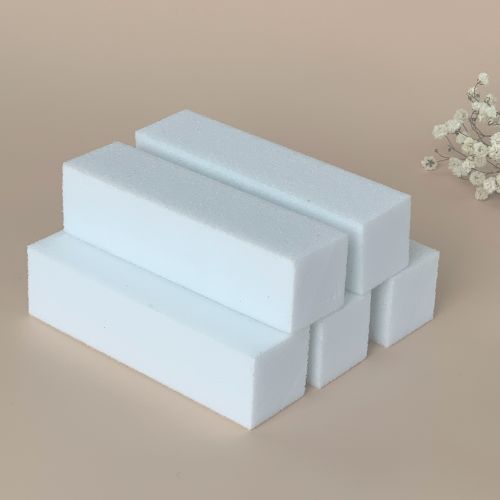 Lot de 5 Blocs Blancs / Polissoirs - Grain 100/100