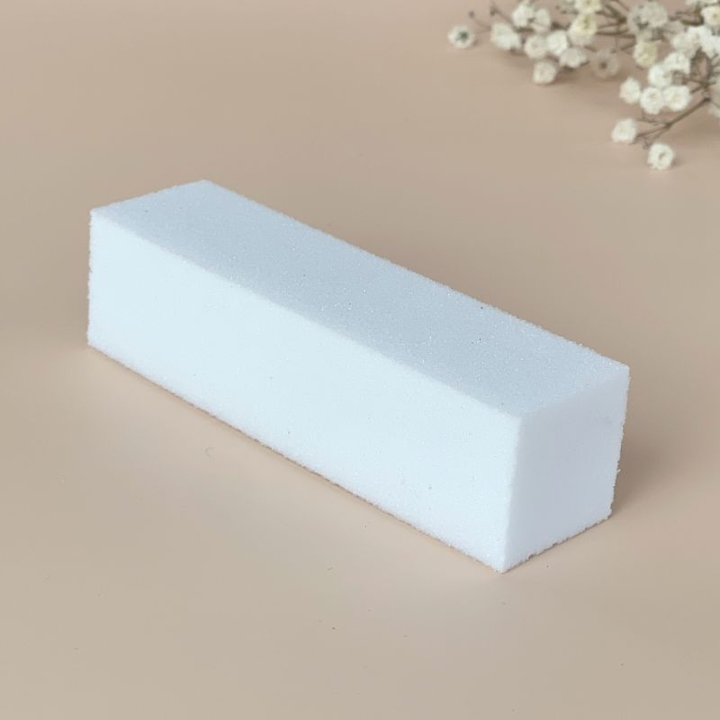 Bloc Blanc polissoir - Mousse grain 240 - 4 faces - qualité