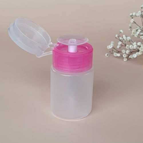 Mini Distributeur à Pompe pour Liquides Manucure - Rose