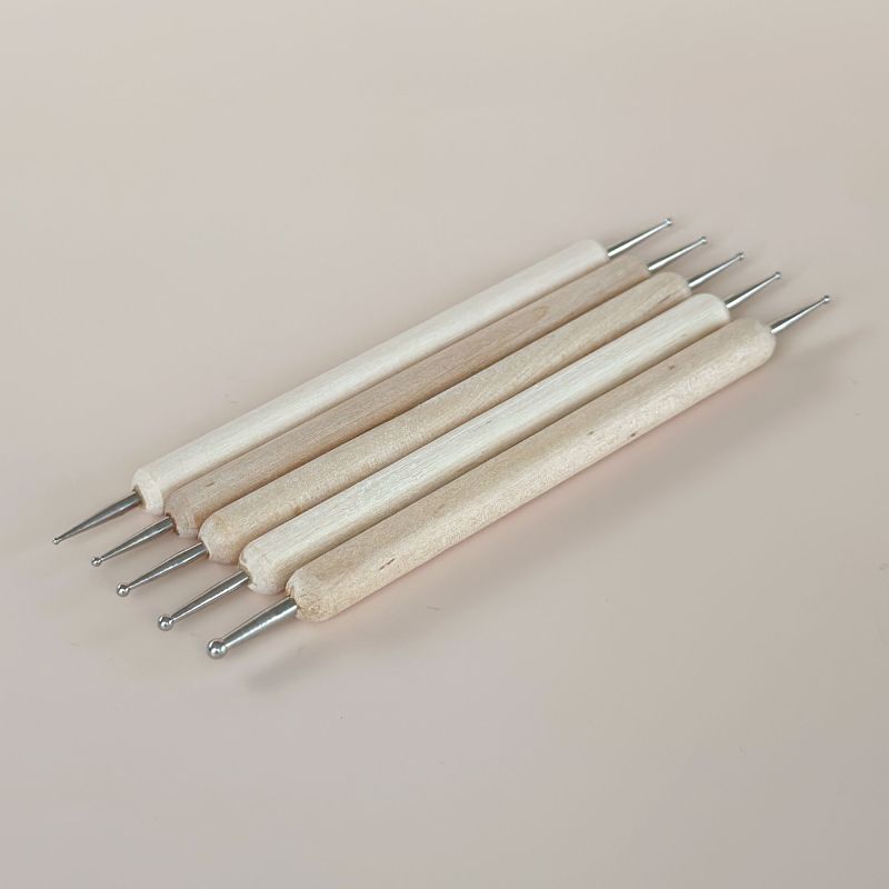Lot de 5 Dotting Tools en Bois