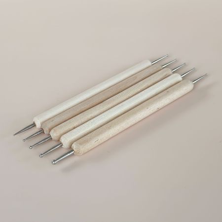 Lot de 5 Dotting Tools en Bois
