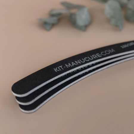 Limes à Ongles Banane 100/180 - Lot de 3