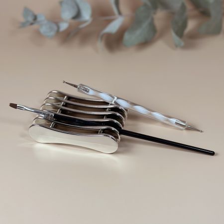 Support pour pinceaux - Argent