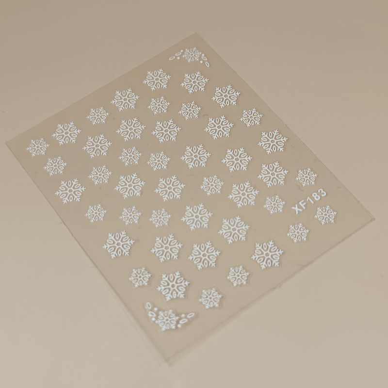 Stickers Flocons de Neige - Blanc