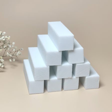 Lot de 10 Blocs Blancs / Polissoirs - Grain 100