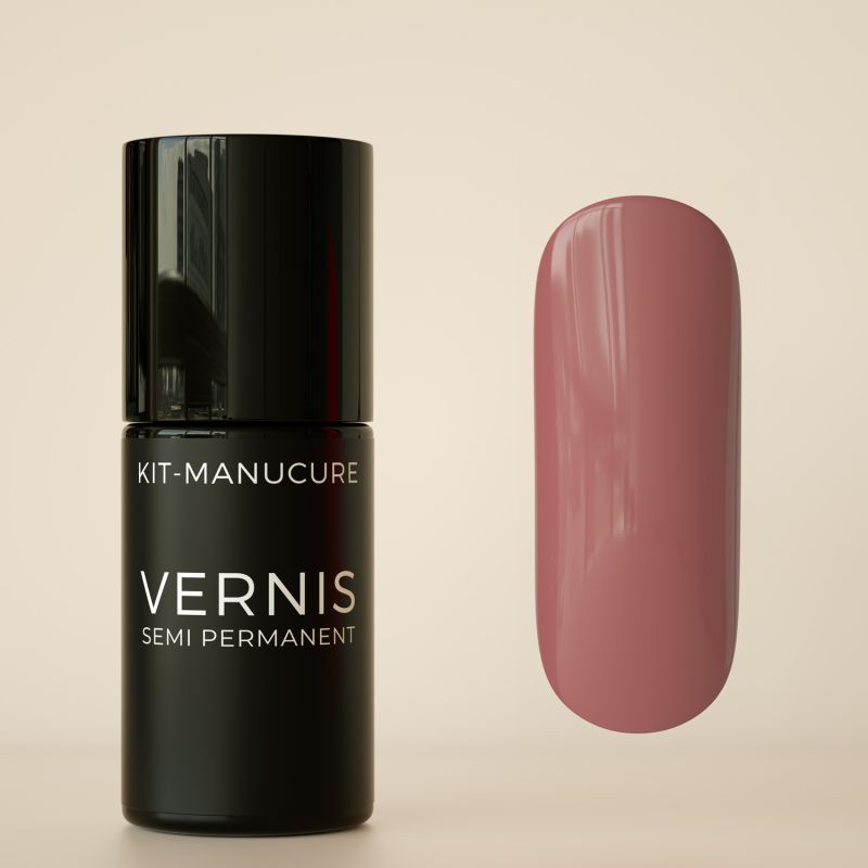 Vernis semi-permanent hema free Chocolat au Lait