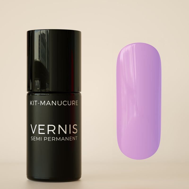 Vernis semi-permanent hema free Lavande