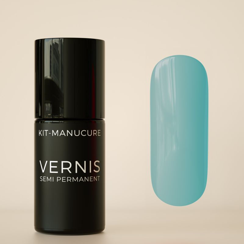 Vernis semi-permanent hema free Bleu Clair