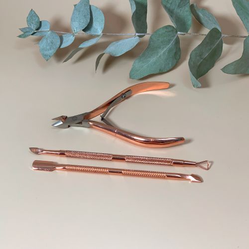 Set d'outils rose gold