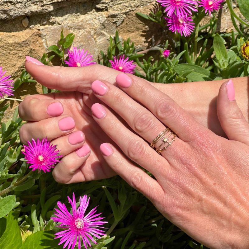 Vernis semi-permanent hema free Rose Franc