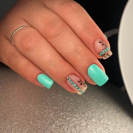 Vernis Semi-Permanent Vert Turquoise