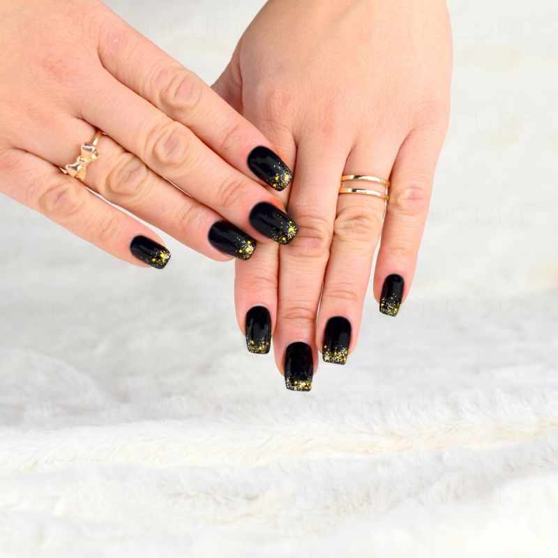 Vernis semi-permanent hema free Noir
