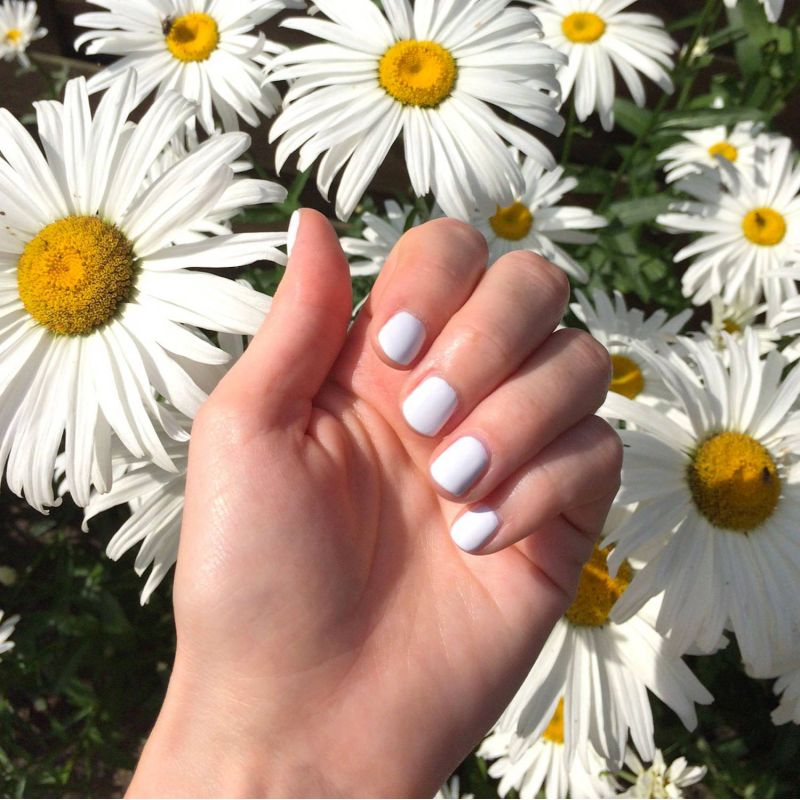 Vernis semi-permanent hema free Blanc