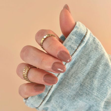 Vernis semi-permanent hema free Chocolat au Lait