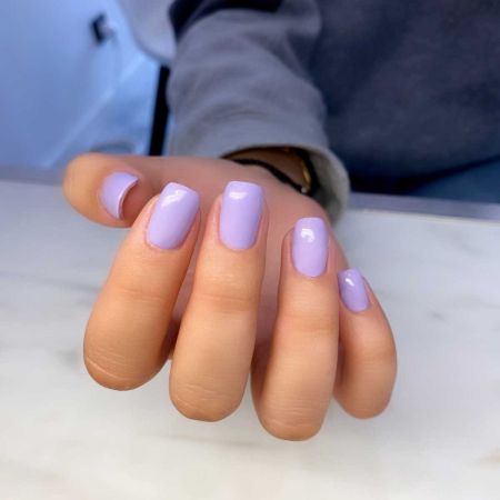 Vernis semi-permanent hema free Lavande