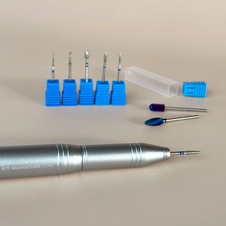 Lot de 6 embouts cuticules et Manucure Russe