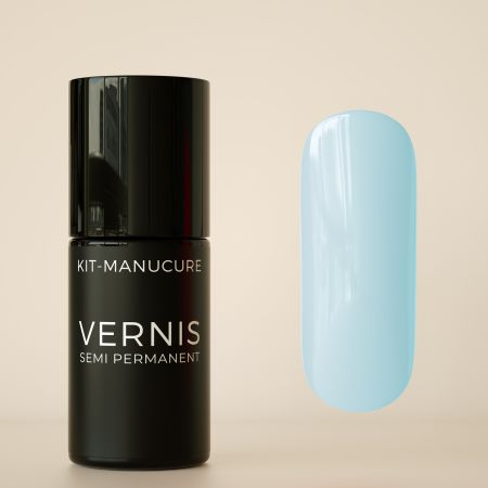 Vernis semi-permanent hema free Bleu Pastel