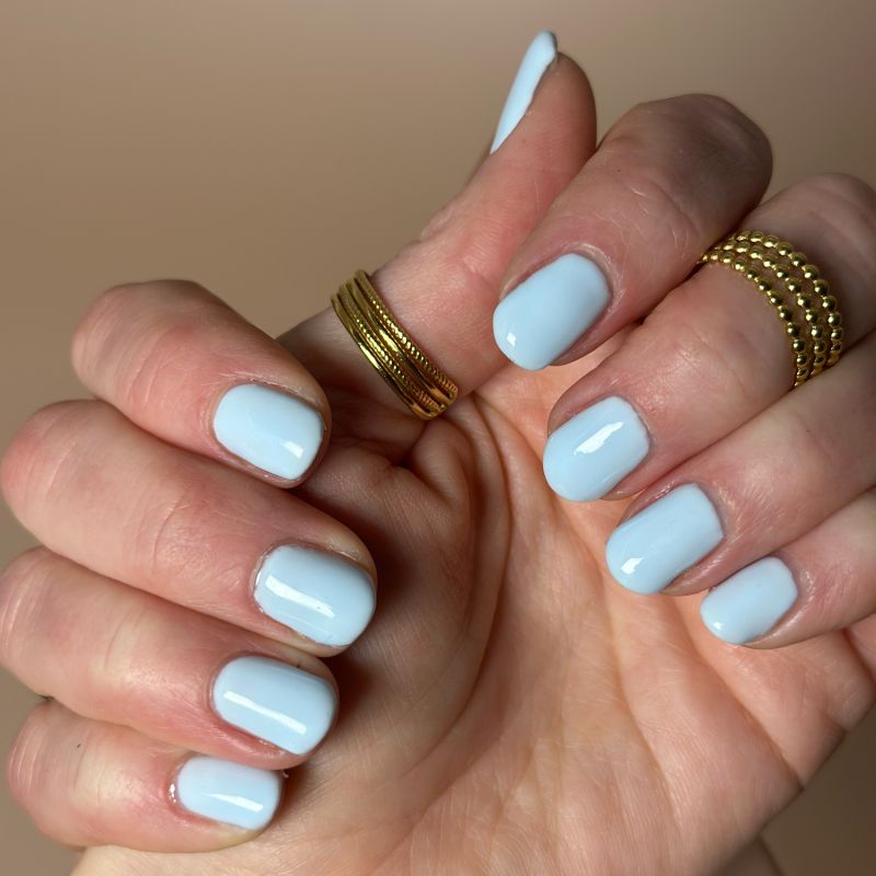 Vernis semi-permanent hema free Bleu Pastel