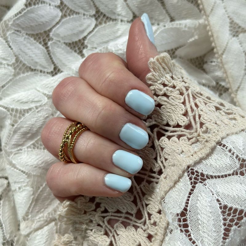 Vernis semi-permanent hema free Bleu Pastel