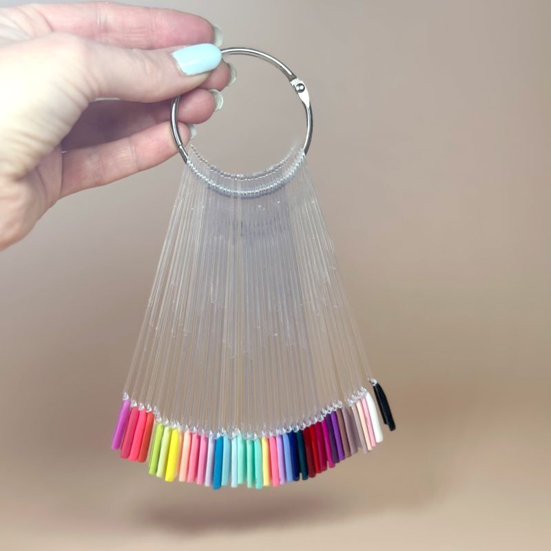 Nuancier manucure éventail