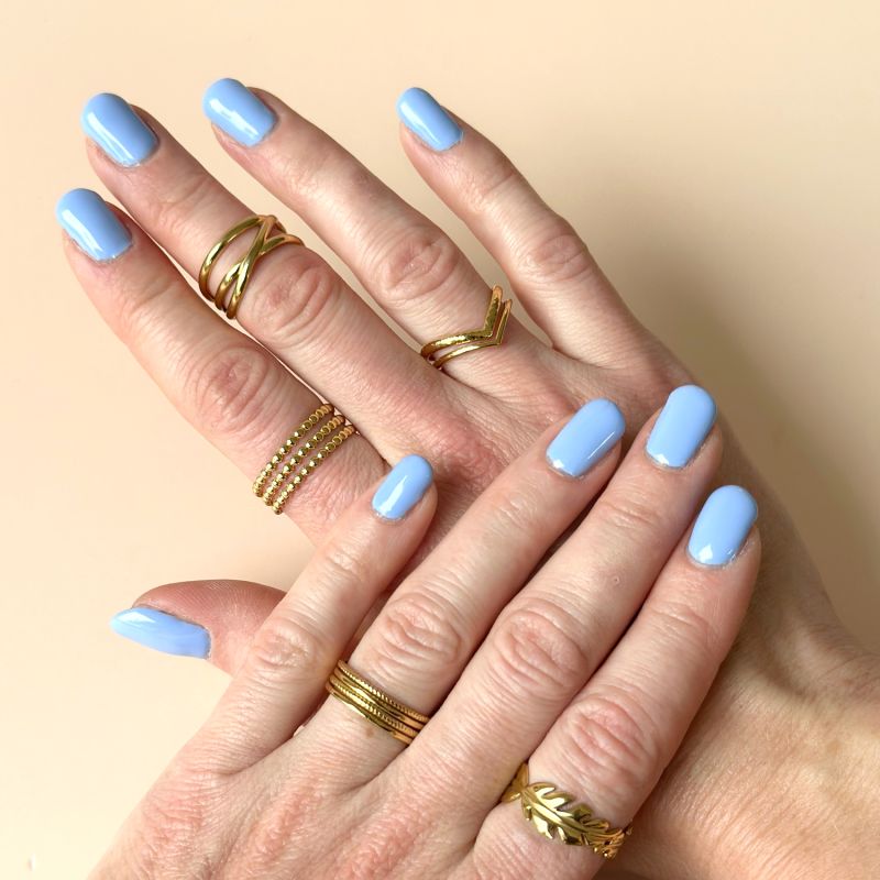 Vernis semi-permanent hema free Bleu Maya