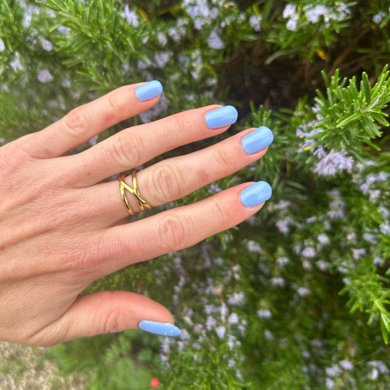 Vernis semi-permanent hema free Bleu Maya