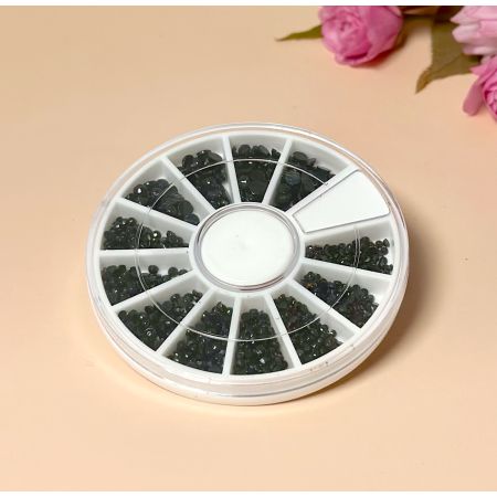 Roue de Strass Noirs