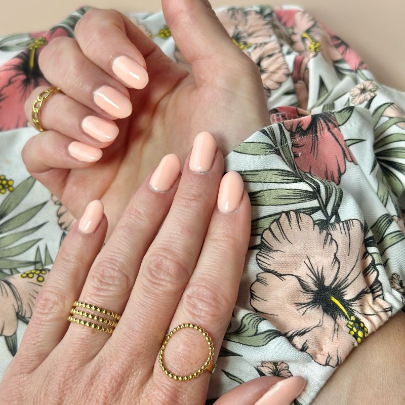 Vernis semi-permanent hema free Nude