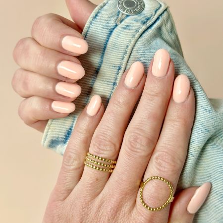 Vernis semi-permanent hema free Nude