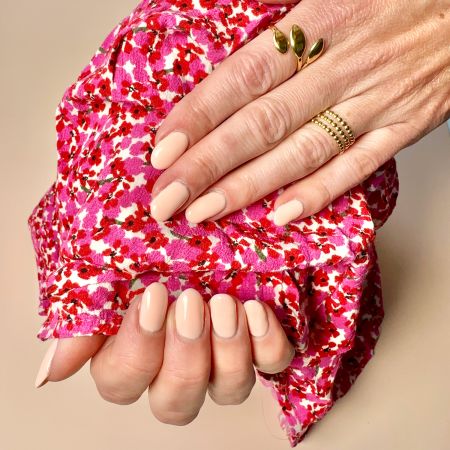 Vernis semi-permanent hema free Nude