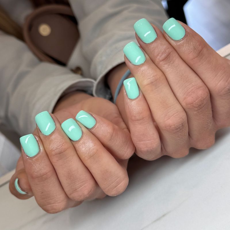 Vernis semi-permanent hema free Vert d'Eau