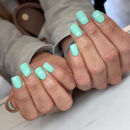 Vernis semi-permanent hema free Vert d'Eau