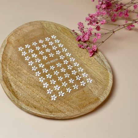 Stickers Fleurs Blanches
