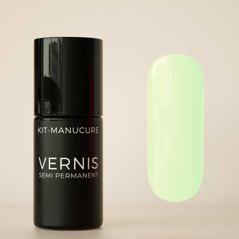 Vernis semi-permanent hema free Vert Wasabi