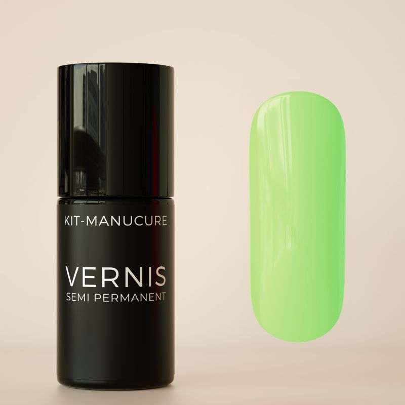 Vernis semi-permanent hema free Vert Pomme