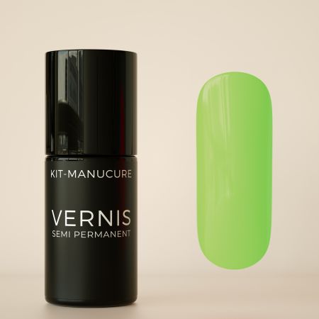 Vernis semi-permanent hema free Vert Pomme