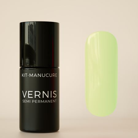 Vernis semi-permanent hema free Vert Wasabi