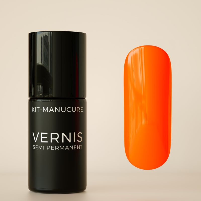 Vernis Semi-Permanent Orange Flashy
