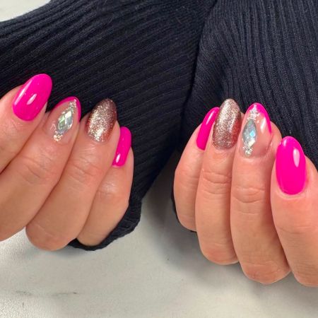 Vernis semi-permanent hema free Framboise