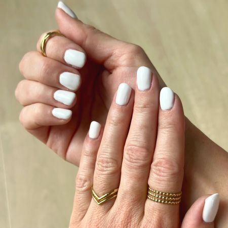 Vernis semi-permanent hema free Blanc