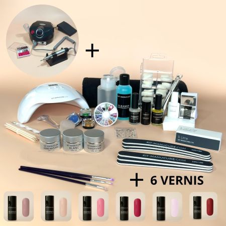 Méga Kit Manucure Gel Vernis et Ponceuse Pro