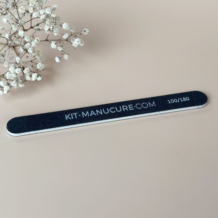Limes à Ongles Droites 100/180 - Lot de 3