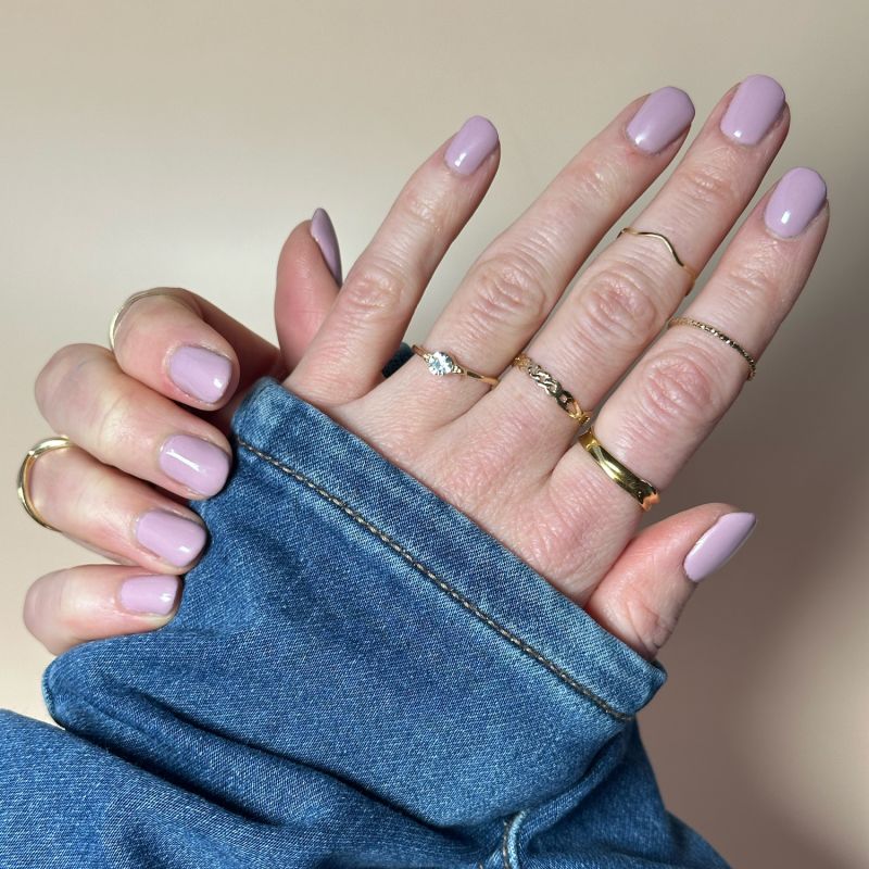 Vernis semi-permanent hema free Marron Glacé