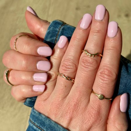 Vernis semi-permanent hema free Rose Pastel