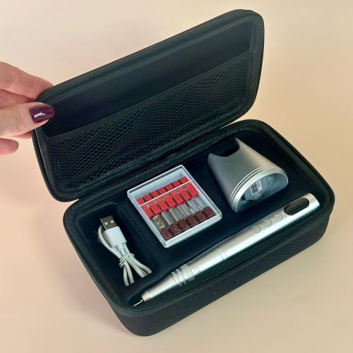 Coffret Ponceuse Ongles Électrique Sans Fil