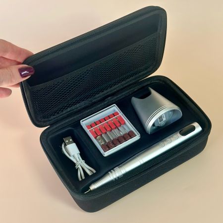 Coffret Ponceuse Ongles Électrique Sans Fil