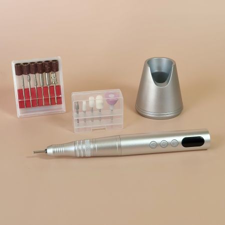 Coffret Ponceuse Ongles Électrique Sans Fil